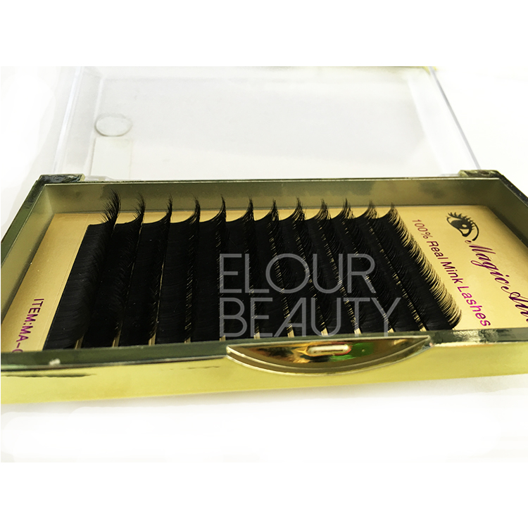 Super soft mink single eyelashes extensions ES56